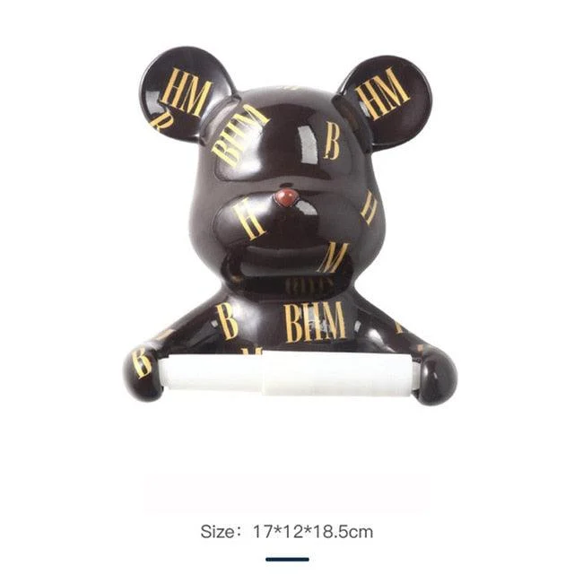 BHM Bear Toilet Roll Holder -  - #tag1#