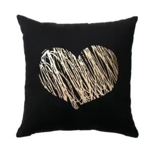 BLACK GOLD CUSHION