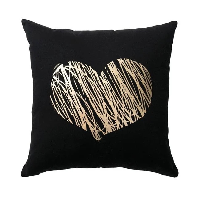 BLACK GOLD CUSHION -  - #tag1#