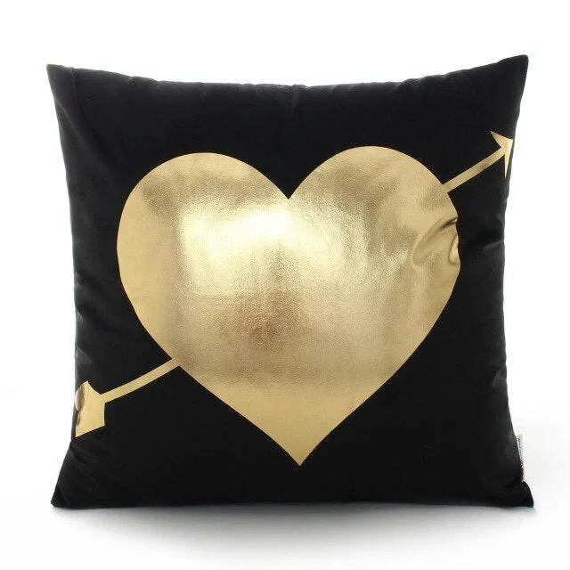 BLACK GOLD CUSHION -  - #tag1#
