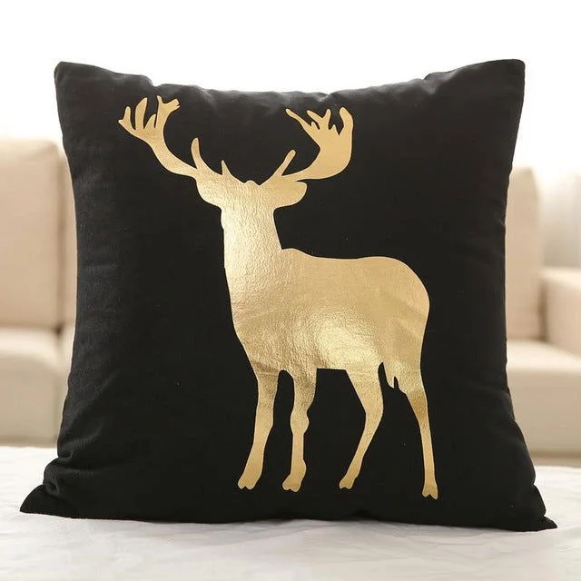 BLACK GOLD CUSHION -  - #tag1#