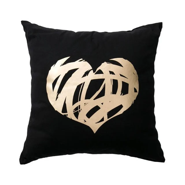 BLACK GOLD CUSHION -  - #tag1#