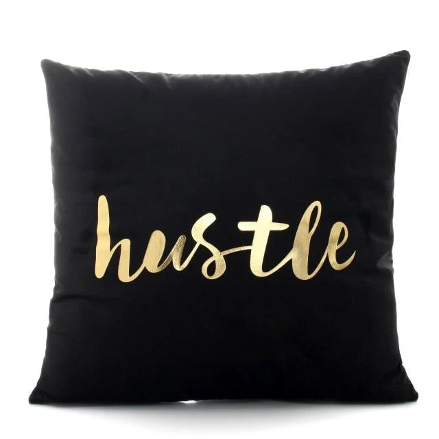 BLACK GOLD CUSHION -  - #tag1#