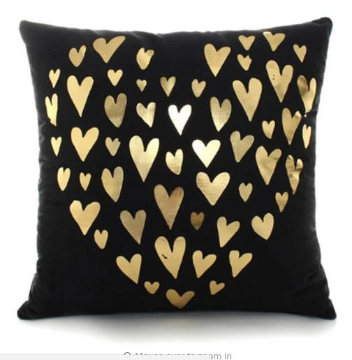 BLACK GOLD CUSHION -  - #tag1#