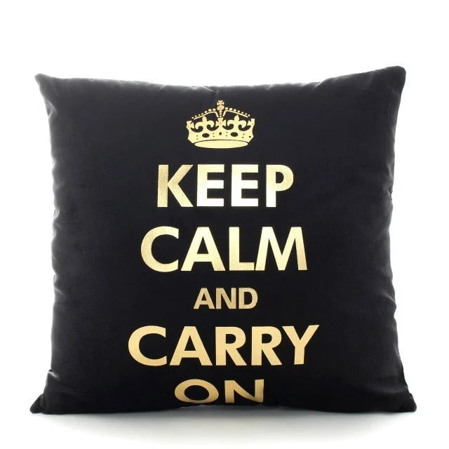 BLACK GOLD CUSHION -  - #tag1#
