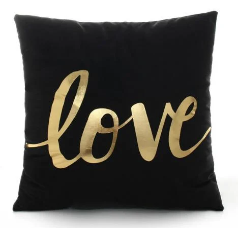 BLACK GOLD CUSHION -  - #tag1#