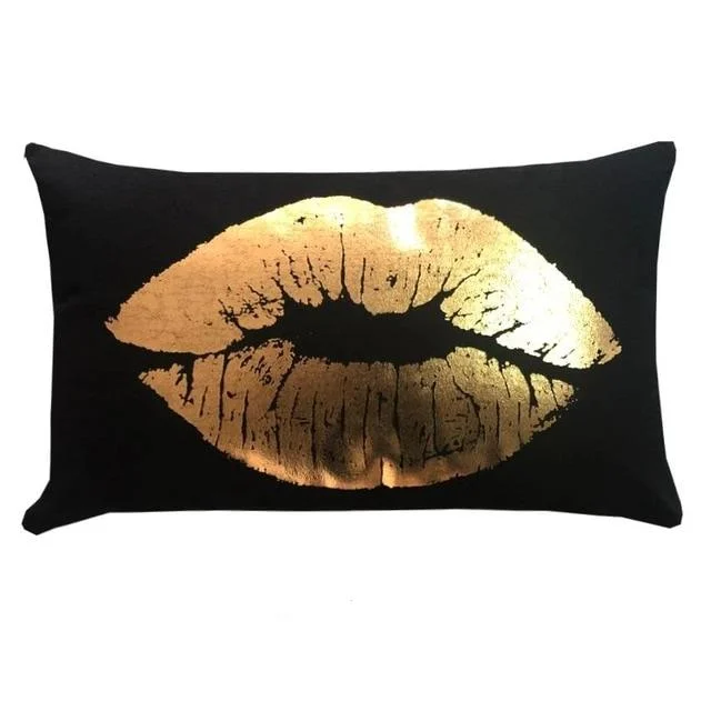 BLACK GOLD CUSHION -  - #tag1#