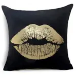 BLACK GOLD CUSHION tag1
