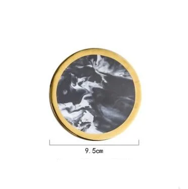 BLACK MARBLE COASTER -  - #tag1#