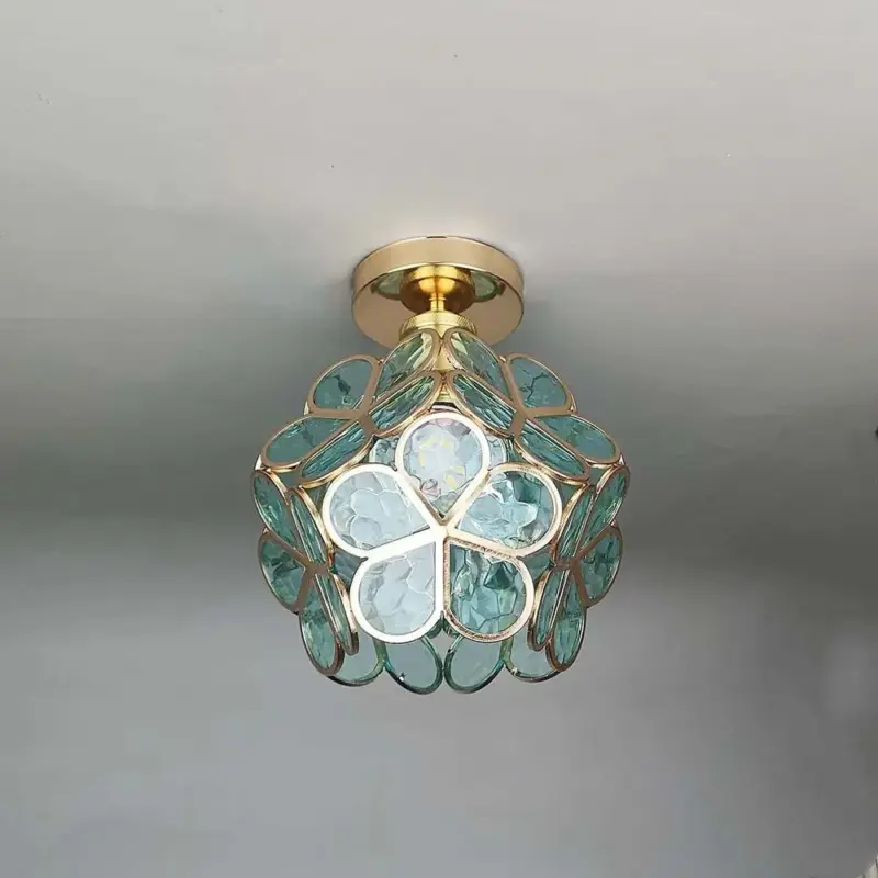 BLOMSTER Ceiling Lamp Flower Design Glass Lamp tag1