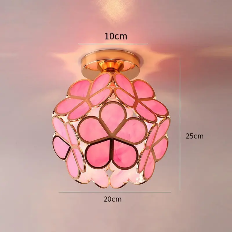 BLOMSTER Ceiling Lamp Flower Design Glass Lamp tag1