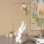 Baby Elephant Hand Crafted Home Decor Sculpture