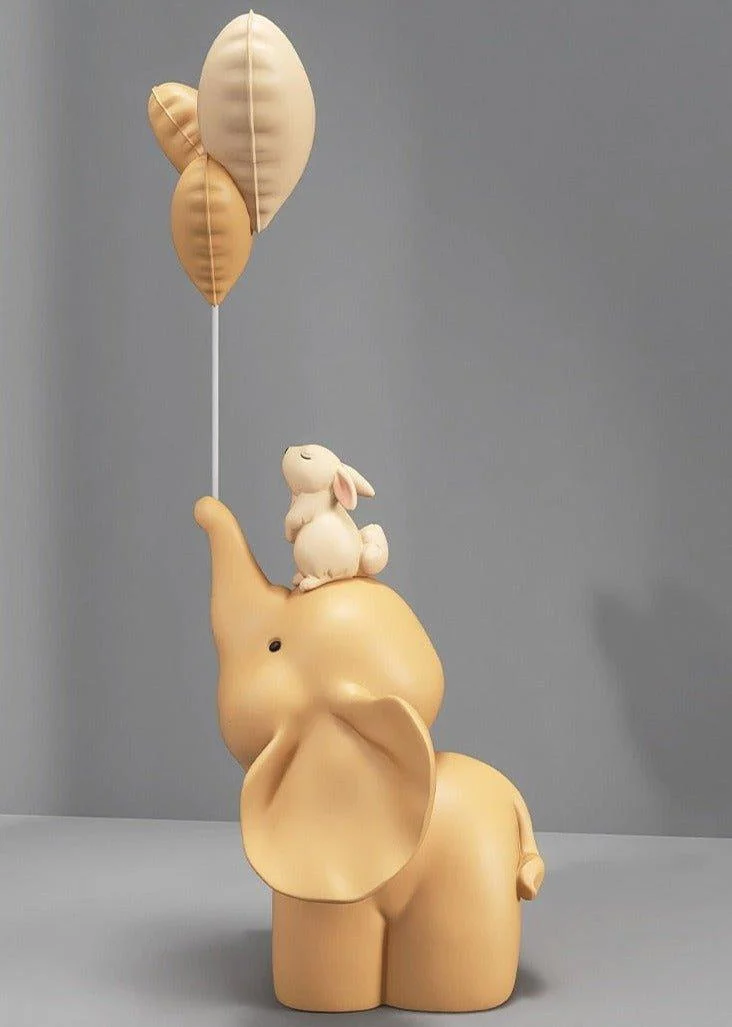 Baby Elephant Hand-Crafted Home Decor Sculpture -