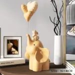 Baby Elephant Hand Crafted Home Decor Sculpture