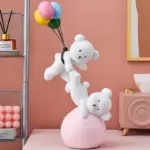 Baby Polar Bear With Balloons tag1