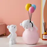 Baby Polar Bear With Balloons tag1