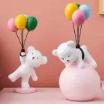Baby Polar Bear With Balloons tag1