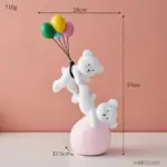 Baby Polar Bear With Balloons tag1