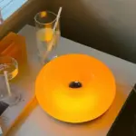 Bagel Glow Orange Lamp tag1