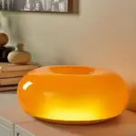 Bagel Glow Orange Lamp tag1
