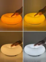 Bagel Glow Orange Lamp tag1
