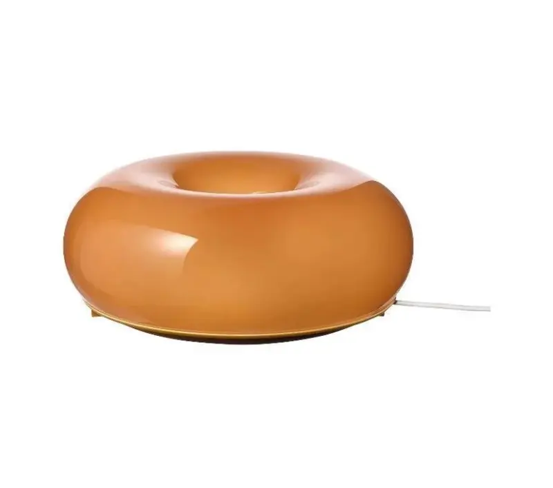 Bagel Glow Orange Lamp tag1