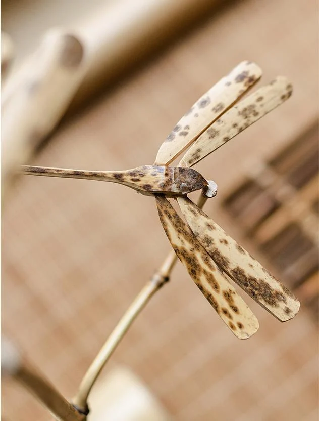Balance Bamboo Dragonfly Home Decor Sculpture -