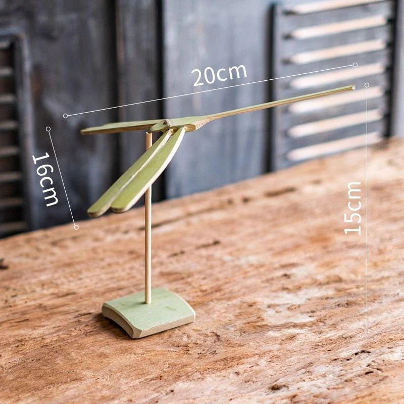 Balance Bamboo Dragonfly Home Decor Sculpture -