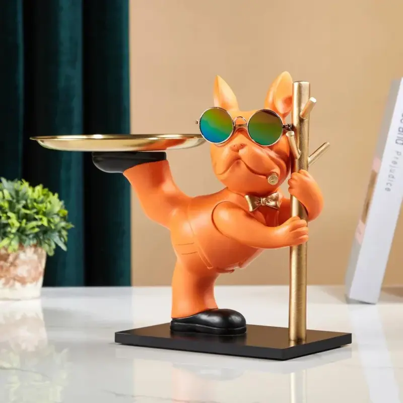 Balancing French Bulldog Tray tag1