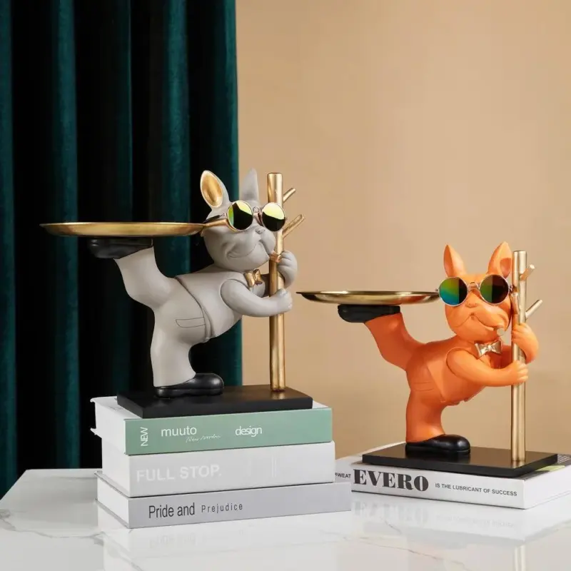 Balancing French Bulldog Tray tag1