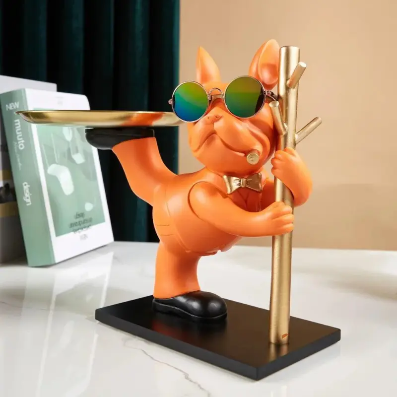 Balancing French Bulldog Tray tag1