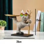 Balancing French Bulldog Tray tag1
