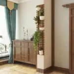 Balcony flower stand hanging solid wood wall hanging flower shelf outdoor flower pot hanger anticorrosive wood 8d461ec0 bf33 44dd 84f7 5611ad470d4c