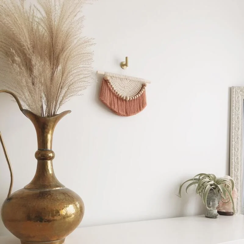 Ball Decor Macrame Cotton Hand-Woven Tapestry -