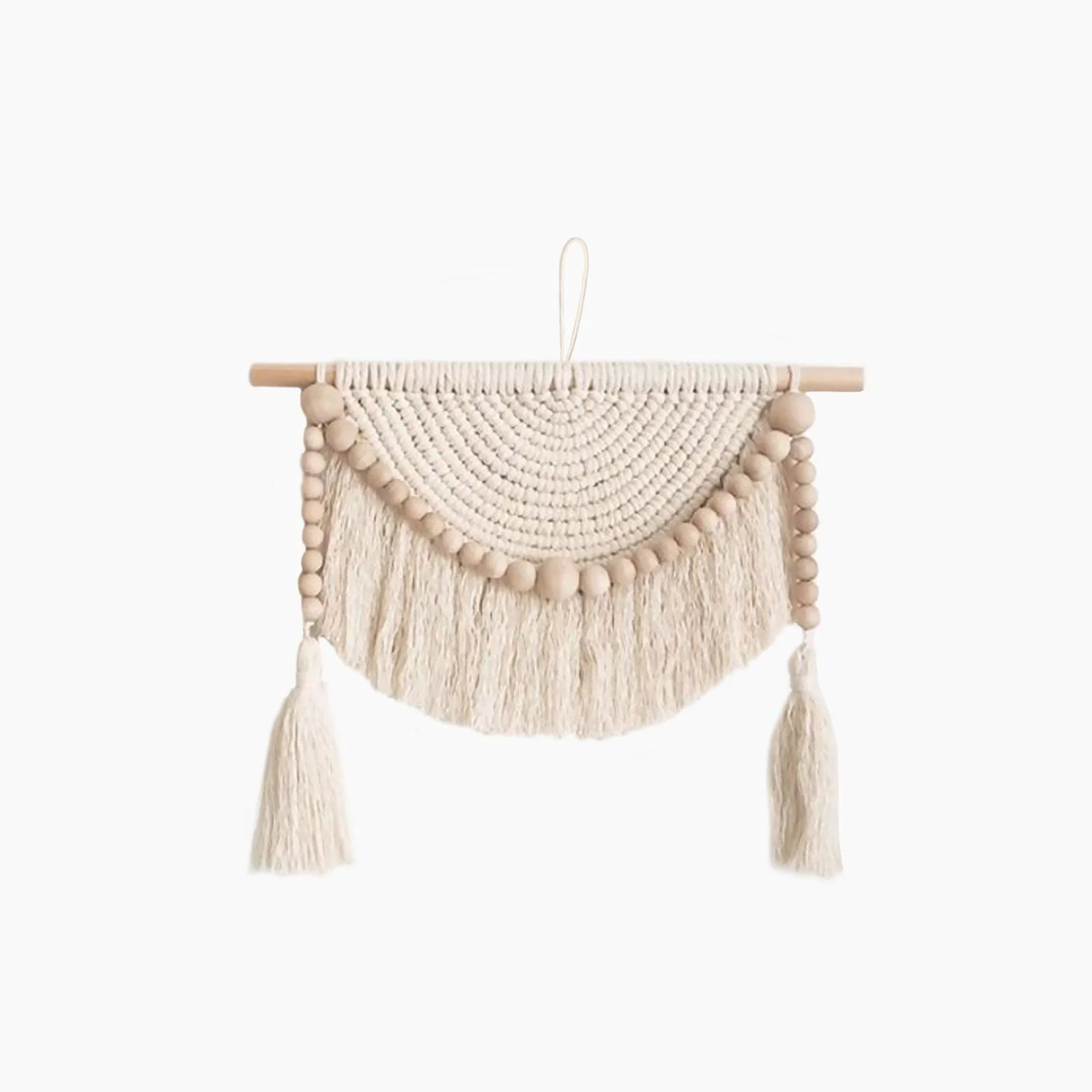 Ball Decor Macrame Cotton Hand-Woven Tapestry -