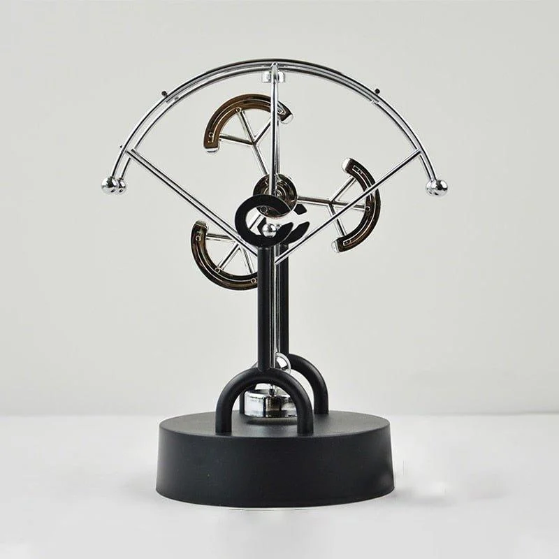 Ball Rotating Perpetual Motion Pendulum Interactive Ornament -