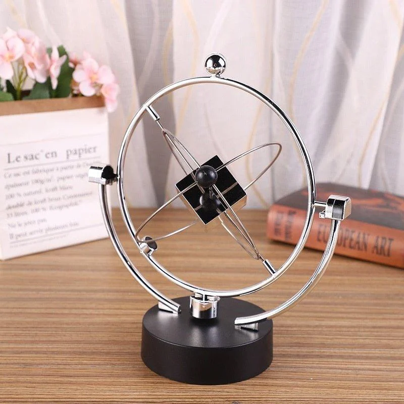 Ball Rotating Perpetual Motion Pendulum Interactive Ornament -