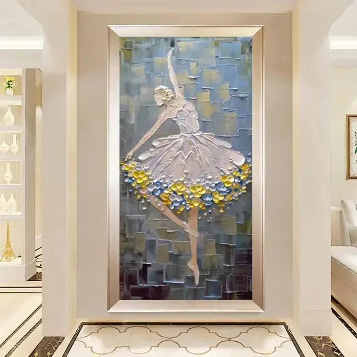 Ballerina Handmade Painting -  - #tag1#