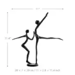Ballet Dancing Couple Statue tag1
