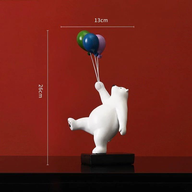 Balloon Bear Shelf Sculpture -