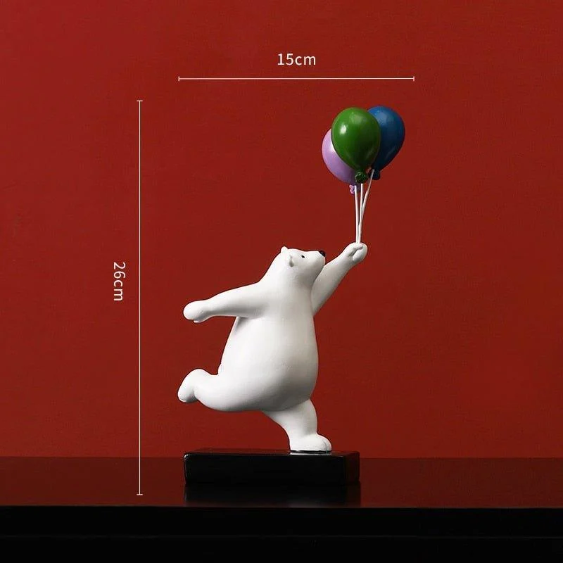 Balloon Bear Shelf Sculpture -