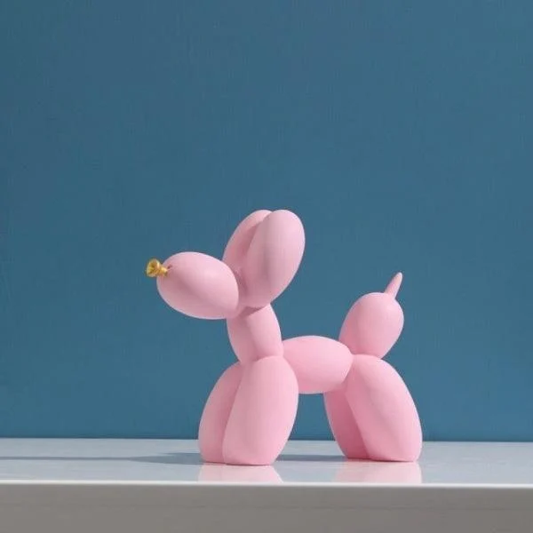 Balloon Dog Decor Figurines -