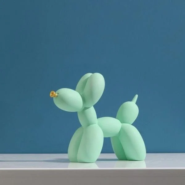 Balloon Dog Decor Figurines -