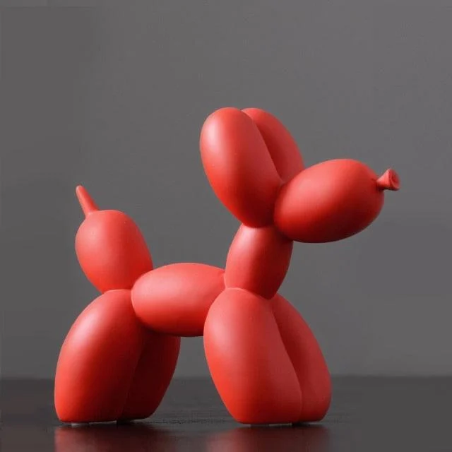 Balloon Dog Decor Figurines -