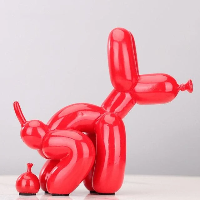Balloon Dog Pooping Statue -  - #tag1#
