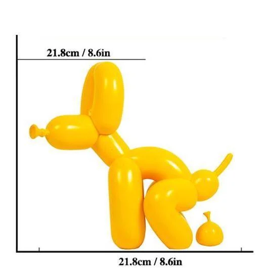 Balloon Dog Pooping Statue -  - #tag1#