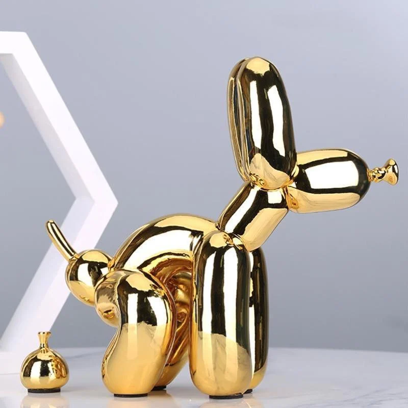 Balloon Dog Pooping Statue -  - #tag1#
