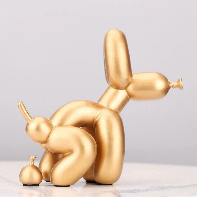Balloon Dog Pooping Statue -  - #tag1#