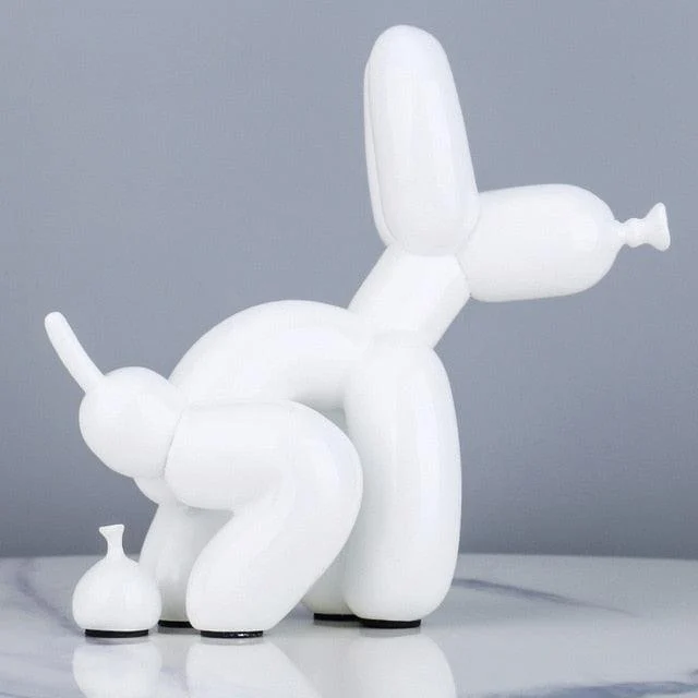 Balloon Dog Pooping Statue -  - #tag1#