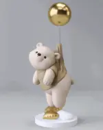Balloon Flying Bear tag1